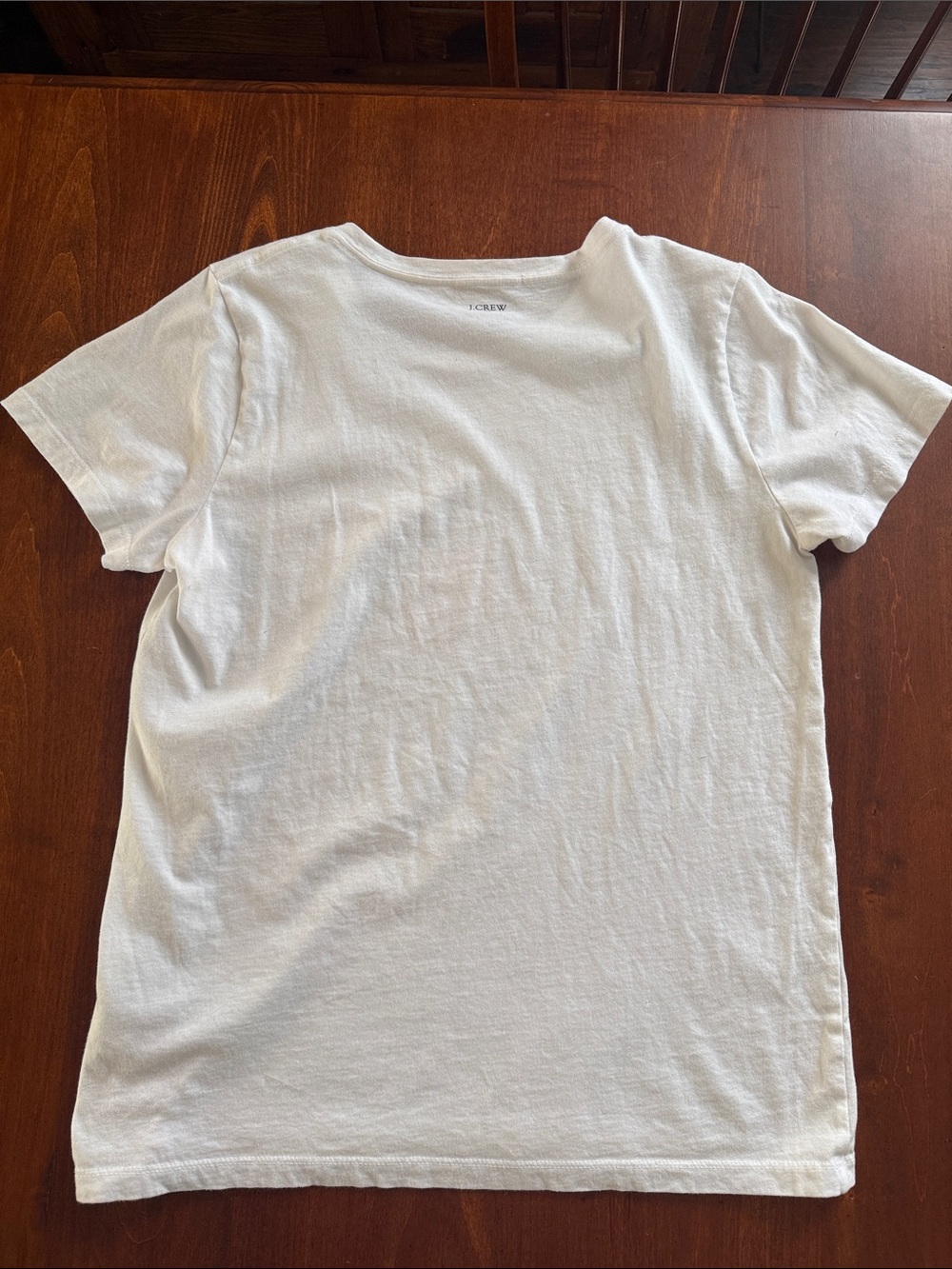 J Crew Factory Collector Tee White Georgia Peaches Medium - Picture 5 of 5